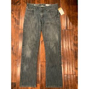 ROGAN Medium Wash Straight Relaxed Blue Denim Jeans, Size 29